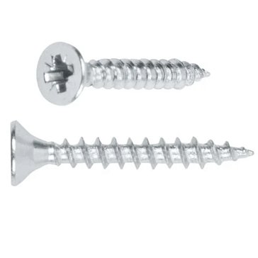 Изображение товара Шуруп универсальный Starfix SMC3-62625-500, 4.5х40 мм белый цинк (500 шт в карт. уп.) 