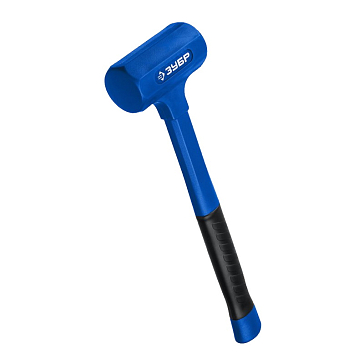 Изображение товара Молоток безинерционный Зубр БМО 2049-450, облитый эластомером, 450 г, 42 мм