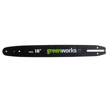 Изображение товара Шина для аккумуляторной цепной пилы Greenworks 40 см 29757
