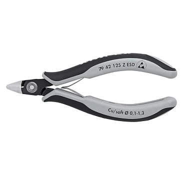 Изображение товара Прецизионные бокорезы для электроники Knipex KN-7942125ZESD