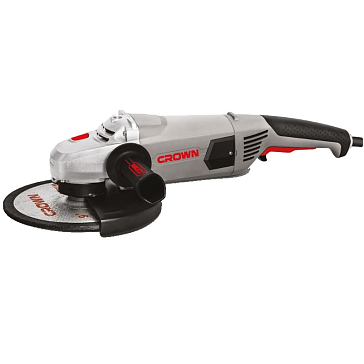 Изображение товара Угловая шлифмашина Crown CT13489-230S с мощным двигателем 2600 Вт