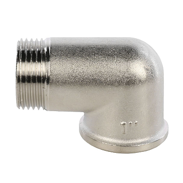 Изображение товара Угольник Stout никелированный 1" SFT-0012-000001, наружная резьба