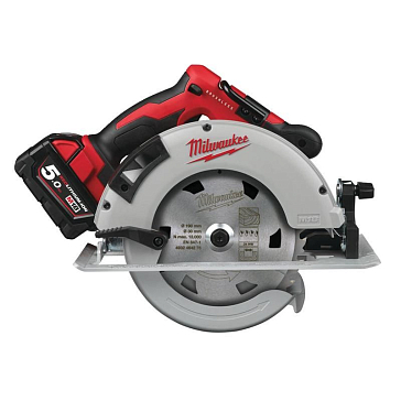 Изображение товара Аккумуляторная циркулярная пила Milwaukee M18 BLCS66-502X 4933464590 (5000 оборотов/мин, напряжение 18 в)
