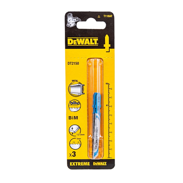 Изображение товара Пилки для лобзика DeWalt DT2150-QZ для металла, 3 шт.