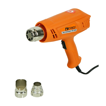 Изображение товара Строительный фен Союз ТПС-18002 мощностью 1800 Вт с регулировкой температуры