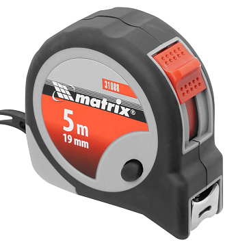 Изображение товара Рулетка измерительная Matrix Continuous fixation 31088 5 м 19 мм Германия