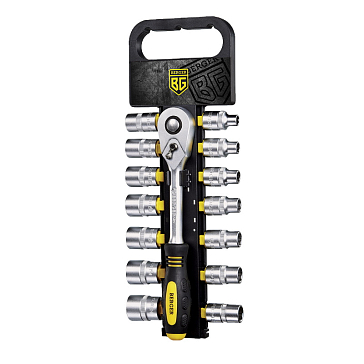 Изображение товара Набор торцевых головок Berger SuperLock 1/2 дюйма 15 шт для гаек и болтов