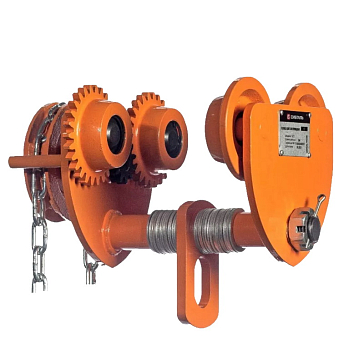 Изображение товара Тележка для тали Сибталь 13822, приводная, 1Тх3М