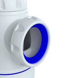 Сифон с переливом для раковины для кухни 1.1/2" х 40 Unicorn B422