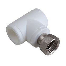 Тройник Valfex с накидной гайкой 32х1"х32