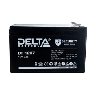 Изображение товара Аккумуляторная батарея Delta DT 1207 12В 7Ач для специальных устройств