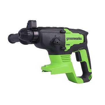 Изображение товара Аккумуляторный перфоратор Greenworks G24HD 24 В 2 Дж для дома и стройки