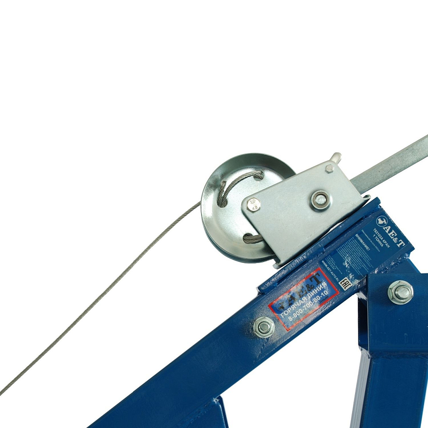 Гидравлический кран Т62103A AE&T 1т с лебедкой