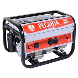 Бензиновый электрогенератор Ресанта БГ 4000 Р 4606059025436