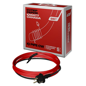 Изображение товара Комплект для обогрева труб IQ PIPE CW 5 м (на трубу,  резистивный)