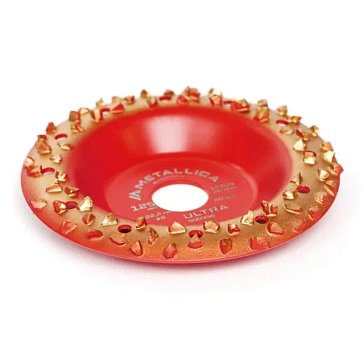 Изображение товара Чашка твердосплавная шлифовальная Metallica Ultra 900956, 125х22,2 мм, #8, закругленная, по дереву