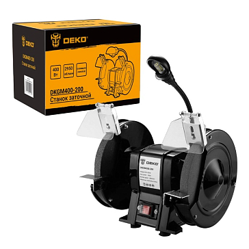 Изображение товара Станок заточной Deko DKGM400-200 063-4324, с лампой