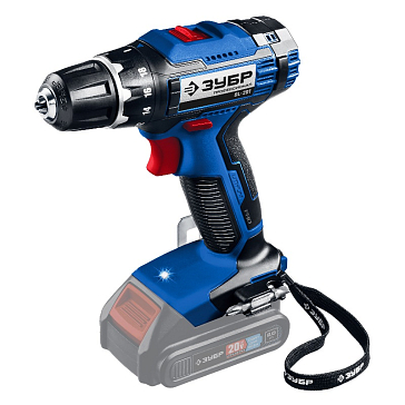 Изображение товара Дрель-шуруповерт Зубр Профессионал DL-201 20 В 50 Нм без аккумулятора