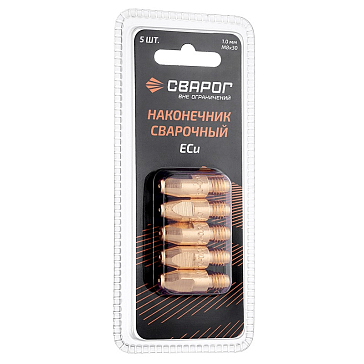 Изображение товара Наконечник сварочный Сварог ICU0005-10-SVA (5 шт.) для MIG/MAG