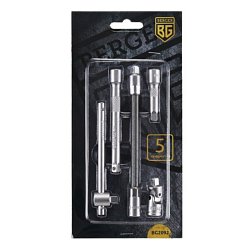 Набор удлинителей Berger BG2092 1/4", 5 предметов 