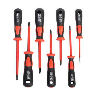 Изображение товара Набор диэлектрических отверток КВТ НИО-5507 61940 7 предметов для электрика Россия