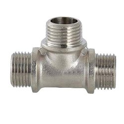 Тройник латунный Valtec 1/2" НР-НР-НР VTr.131.N.0004