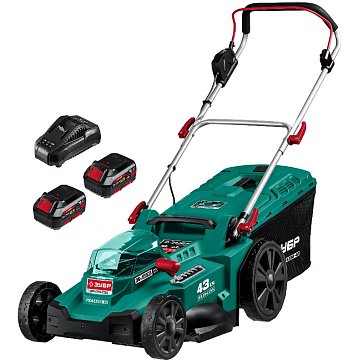 Изображение товара Бесщеточная газонокосилка Зубр ГКЛ-4336-42 (С1-18, 43 см, 36 В, 2х18 В, 4 Ач)