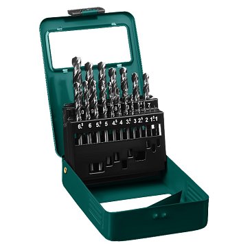 Изображение товара Набор сверл по металлу Kraftool 29651-H19 19 шт. М2 HSS-G Германия