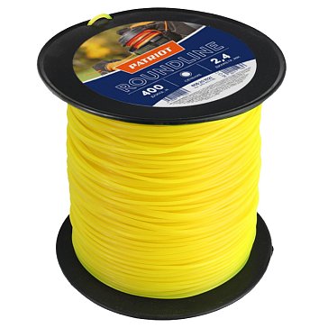 Изображение товара Леска Patriot Roundline 2,4 мм 400 м круглая желтая