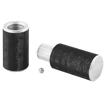 Изображение товара Гаражная петля Сибртех 92012, сталь, черный, 2 шт, 140х34 мм