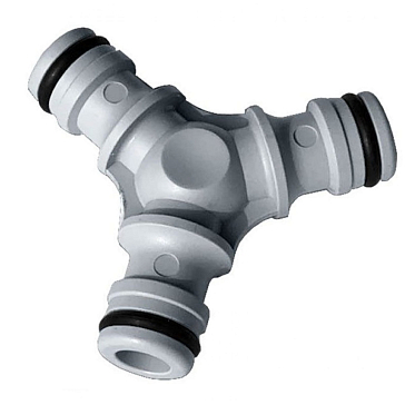 Изображение товара Пластиковый тройник USP 1/2 дюйма для шлангов без резьбы