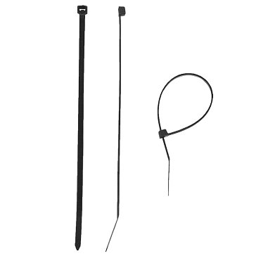 Изображение товара Хомуты нейлоновые черные Зубр 309030-48-400, 4.8 x 400 мм, 100 шт