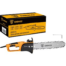 Пила цепная электрическая Deko DKEC14 065-1214, 1800Вт