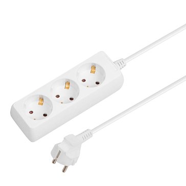 Изображение товара Удлинитель Юпитер JP8102-24, 5 м (3 роз., 2,2кВт, с/з, ПВС 3х0,75)