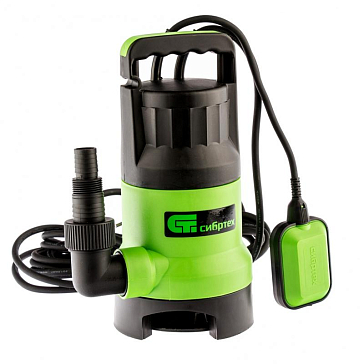 Изображение товара Дренажный насос для грязной воды Сибртех СДН800-35 97265 для затопленных подвалов бассейнов и колод