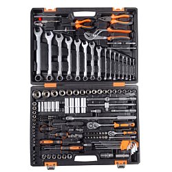 Набор инструментов Вихрь 73/6/7/9, 1/2", 1/4", CrV, в кейсе, 151 предметов