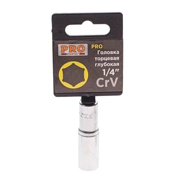 Изображение товара Головка Pro Startul PRO-54112, 1/4", 12 мм, 6 граней, глубокая 