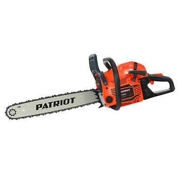 Изображение товара Бензопила фирменная Patriot 5220 (рабочий объем 52 см3, количество звеньев 76)