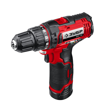 Изображение товара Дрель-шуруповерт Зубр ДШЛ-125-22, 12 В, 30 Нм, 2 АКБ, кейс