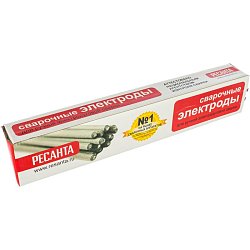 Сварочные электроды с рутиловым покрытием Ресанта МР-3 (3 мм, 3 кг)