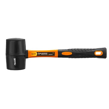 Изображение товара Киянка резиновая Sparta 11127, 680г, черная резина, фибергласовая рукоятка 