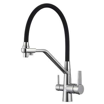 Изображение товара Смеситель для кухни D-Lin D159317 с подключением фильтра и гибкой подводкой