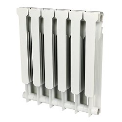 Радиатор биметаллический Rommer Profi BM 500 BI500-80-80-150 RBM-1210-050006, 6 секций (RAL9016)