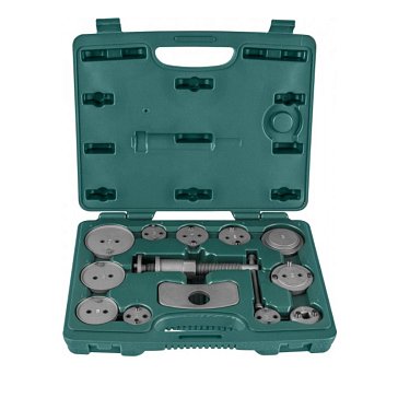 Изображение товара Набор съемников тормозных цилиндров Jonnesway AN010001B 13 предметов для дисковых тормозов