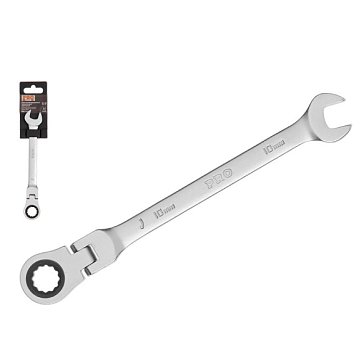 Изображение товара Ключ комбинированный Pro Startul PRO-7210, 10мм трещоточный шарнирный