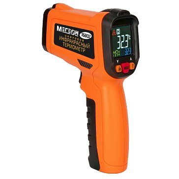 Изображение товара Инфракрасный термометр с термопарой Мегеон 16802, точность ±3, диапазон -50+800°C