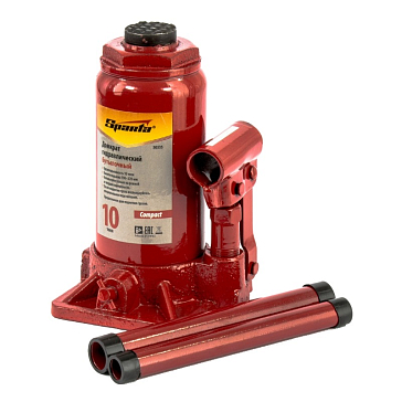 Изображение товара Домкрат гидравлический бутылочный Sparta Compact 50335, 10 т, 190-370 мм