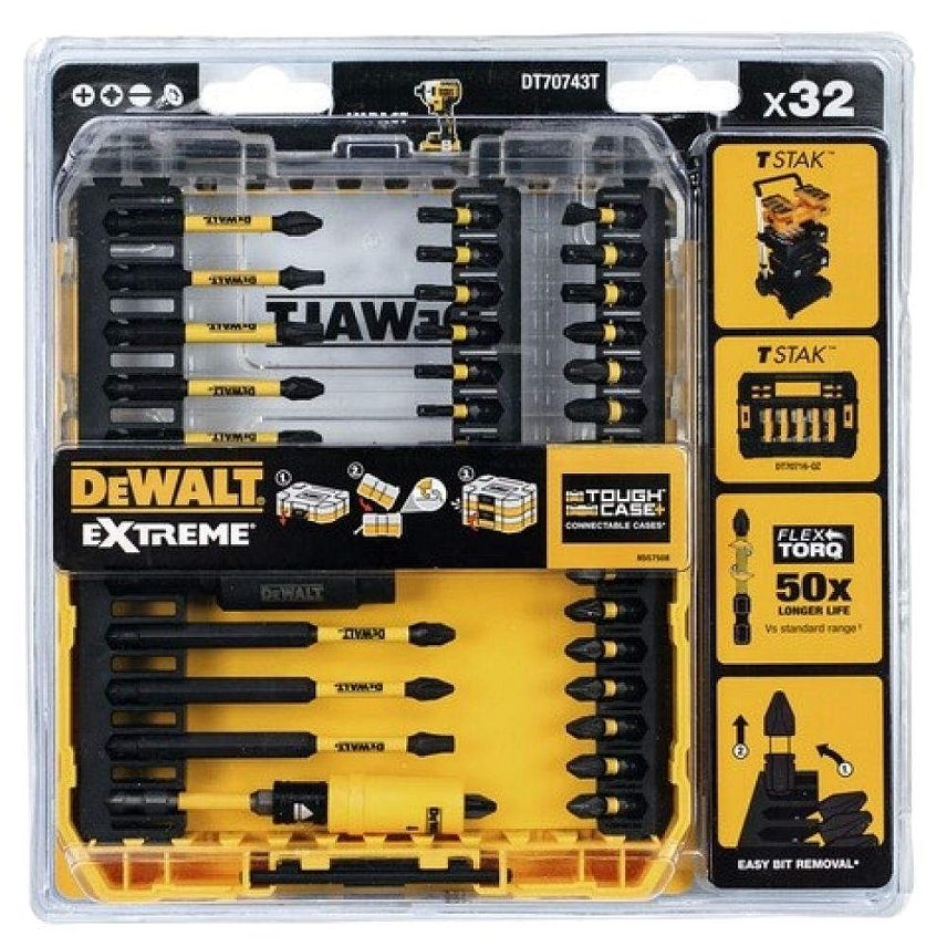 Набор бит и насадок DeWalt FLEXTORQ DT70743T-QZ, 32 шт. в Рыбинске