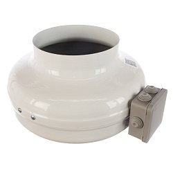 Вентилятор канальный с электродвигателем на ш/п Shuft Tube 200 XL (диаметр воздуховода 200 мм, мощность 152 вт)