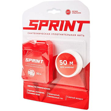 Изображение товара Нить уплотнительная Sprint 61012 - 50 метров, белая